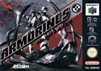Armorines Project SWARM PAL Nintendo 64 PAL box art